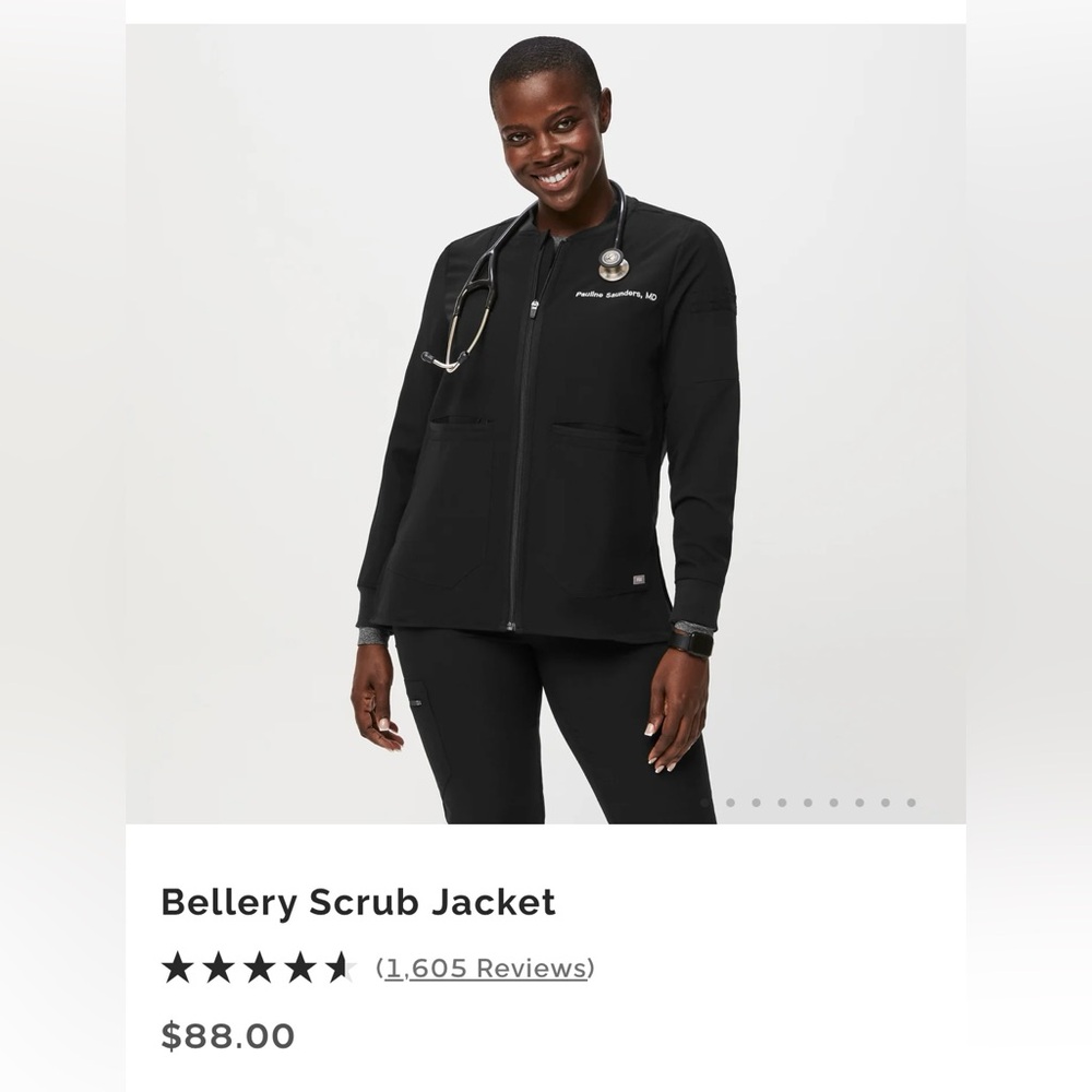 Small figs scrub jacket